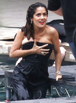 Salma Hayek Sexy Candid Ass Upskirt - Bikini - Boobs Pics
