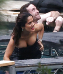 Salma Hayek Sexy Candid Ass Upskirt - Bikini - Boobs Pics