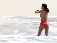 Salma Hayek Sexy Candid Ass Upskirt - Bikini - Boobs Pics