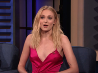 SOPHIE TURNER POKIES Conan O’Brien Show