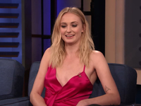 SOPHIE TURNER POKIES Conan O’Brien Show