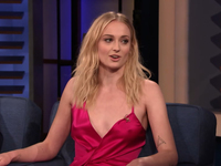 SOPHIE TURNER POKIES Conan O’Brien Show