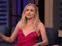 SOPHIE TURNER POKIES Conan O’Brien Show