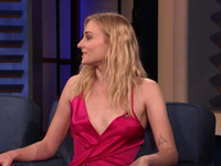 SOPHIE TURNER POKIES Conan O’Brien Show