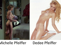 Nude Celeb Sisters Collage