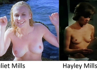 Nude Celeb Sisters Collage