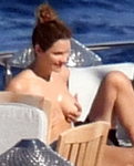 Katharine McPhee Topless In Italy Candids