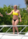Britney Spears Sexy In Yellow Bikini