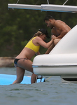 Britney Spears Sexy In Yellow Bikini