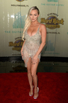 Lindsey Pelas See Through Dress Hard Rock Hotel & Casino Candids