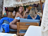 Kimberley Garner Sexy Tiny White Bikini Candids