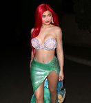 Kylie Jenner Sexy Halloween Party Candids