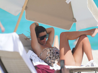 Laura Matamoros Swimsuit Miami Candids