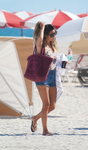 Laura Matamoros Swimsuit Miami Candids