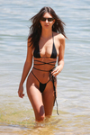 Emily Ratajkowski In A Micro Thong Bikini