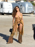 Demi Rose Topless Redrock Canyon Nevada Photoshoot