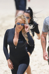Pamela Anderson Sexy Wetsuit Candids