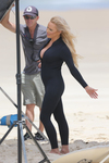 Pamela Anderson Sexy Wetsuit Candids