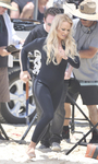 Pamela Anderson Sexy Wetsuit Candids