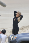 Pamela Anderson Sexy Wetsuit Candids