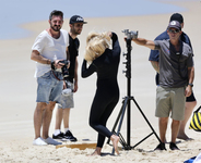 Pamela Anderson Sexy Wetsuit Candids