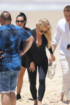 Pamela Anderson Sexy Wetsuit Candids