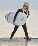 Pamela Anderson Sexy Wetsuit Candids