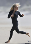 Pamela Anderson Sexy Wetsuit Candids