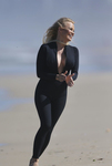 Pamela Anderson Sexy Wetsuit Candids