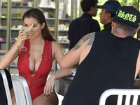 Demi Rose Sexy Thailand Baba Beach Club Photoshoot
