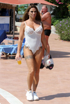 Katie Price See Through Swimsuit Candids