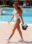 Katie Price See Through Swimsuit Candids