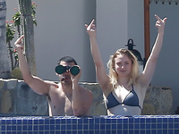 Sophie Turner Sexy Bikini Candids In Mexico