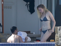 Sophie Turner Sexy Bikini Candids In Mexico