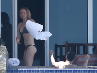 Sophie Turner Sexy Bikini Candids In Mexico