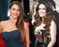 Salma Hayek Vs. Sofia Vergara Boobs Battle