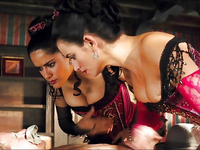 Salma Hayek Vs. Sofia Vergara Boobs Battle