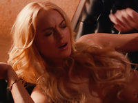 Lindsay Lohan Boobs Machete Nude Scenes Stills