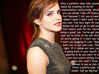 Emma Watson Jerk Off Instructions