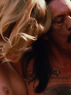 Lindsay Lohan Boobs Machete Nude Scenes Stills