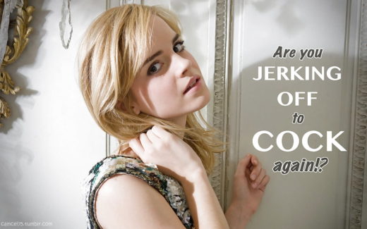 Emma Watson - Captions and Jerk Off Instructions