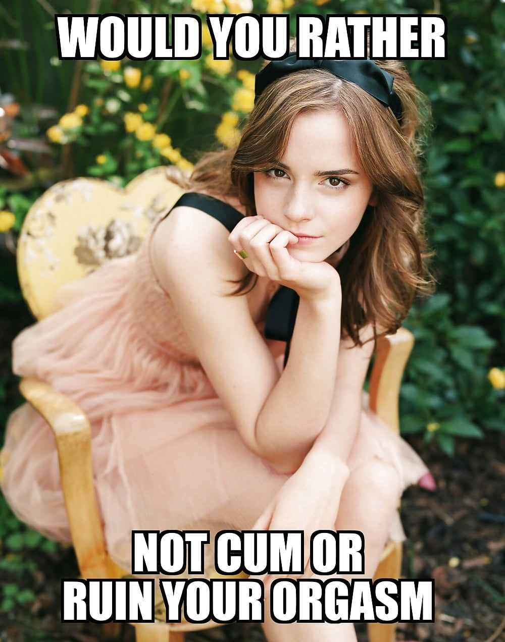 Porn captions watson emma Emma Watson