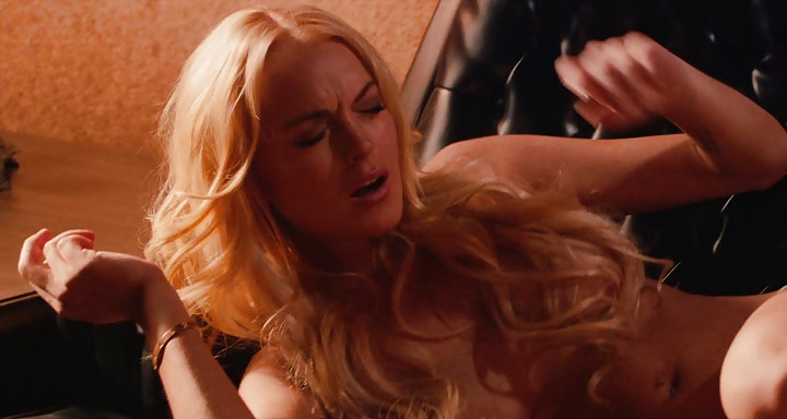 Lindsay Lohan Boobs Machete Nude Scenes Stills.