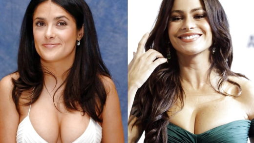 Salma Hayek and Sofia Vergara tits battle
