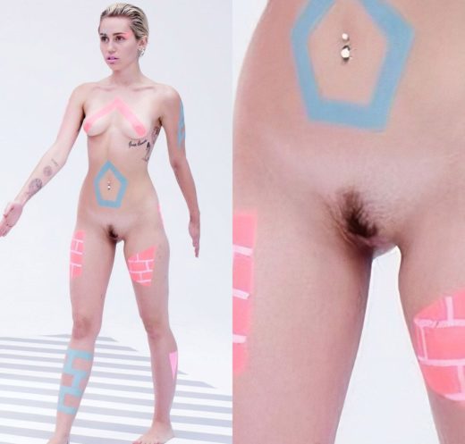 Miley Cyrus Nude Pussy Collection 1