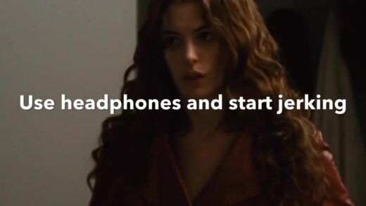 Anne Hathaway Sex Scenes Jerk off Challenge - JOI 2